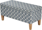 HomePop Large Decorative Storage Bench - Image 8