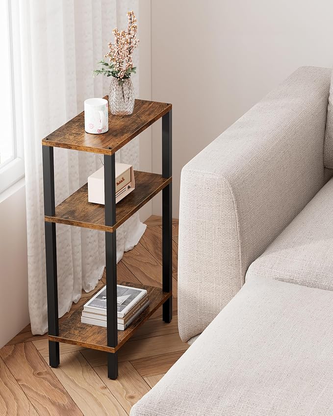 TUTOTAK Small Side Table, Narrow End Table, Skinny Sofa Table, Slim Nightstand - Image 6