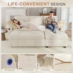 Hanherry 81" Sectional Couch - Image 3