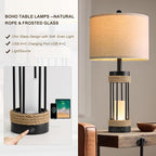 OYEARS 25" Table Lamps Set of 2 - Image 6