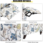 Upholstered Wingback Recliner Chair - Image 7