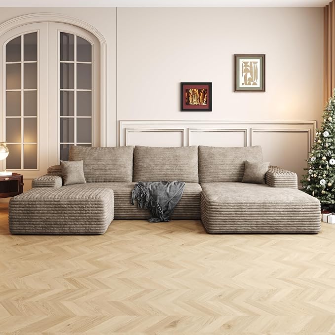AUGOP 108" Sectional Couches for Living Room Modern Modular Sofa by AUGOP