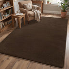 2x6 Runner Rug for Hallway, Long Runner Rugs Non Slip, Coffee | Soft Washable - Image 7