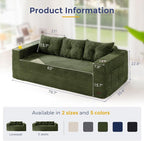 MAXYOYO 79" Oversized Boneless Loveseat Sofa Couch - Image 2