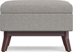 SIMPLIHOME Owen Coffee Table Storage Ottoman - Image 4