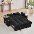 Auvsoce 65'' Convertible Sleeper Sofa Bed - Image 3