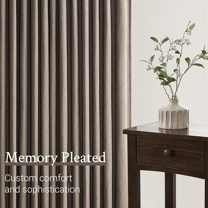 Pinch Pleated 94 Inch Curtains 2 Panels - Image 5