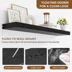fuqing Floating Shelves for Wall, Wall Mounted Wood Floating Shelf - Image 5
