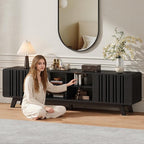ONBRILL 70-Inch TV Stand for TVs up to 80 Inch, Mid-Century Modern Television - Image 7