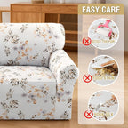 H.VERSAILTEX Floral Pattern Couch Covers High Stretch Sofa Covers Printed Couch - Image 8