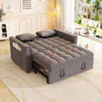 3-in-1 Convertible Sleeper Sofa Bed, 55 inch Small Couch - Image 3