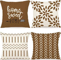 YCOLL Pillow Covers 20x20 Set of 4, Modern Sofa Throw Pillow Cover, Decorative by PillowCoversExpert