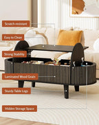 Oval Lift Top Coffee Table - Image 5