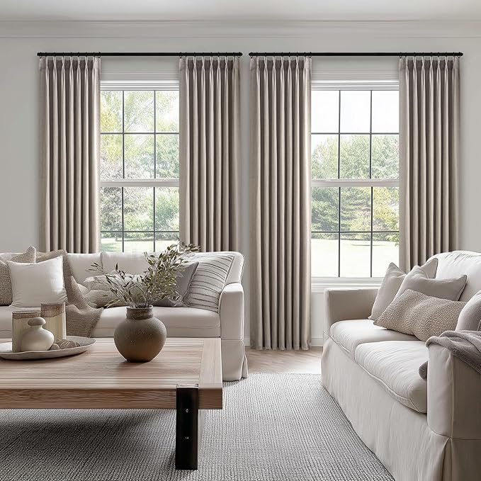 Topfinel 108 Inch Curtains 1 Panels Set, One Packs Pinch Pleat Back Tab - Image 7