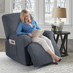 Timeles Recliner Covers Recliner Chair Covers Reclining Couch Covers Sofa - Image 8