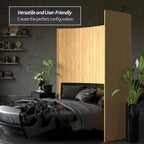 7 ft. Tall Reversible Bamboo Wave Screen - Image 6