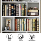 IRONCK Book Shelf, Tall Bookshelf - Image 6