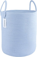 XUANGUO Cotton Rope Laundry Basket Hamper by XUANGUO