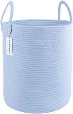 XUANGUO Cotton Rope Laundry Basket Hamper by XUANGUO