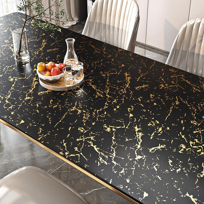 FunStick 36"x200" Wide Gold Black Peel and Stick Wallpaper - Image 6