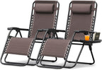 Devoko Patio Zero Gravity Chair Outdoor Folding Adjustable Reclining Chairs by DEVOKO