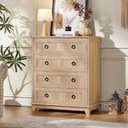 Joaxswe Farmhouse 4 Drawer Dresser - Image 8