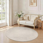 Pauwer 4ft Area Rugs for Living Room, Modern Non Slip Washable Rug, Soft Fluffy - Image 9