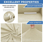 XINEAGE New Stretch Armchair Covers 1 Piece Chair Slipcovers Chair Protector - Image 5