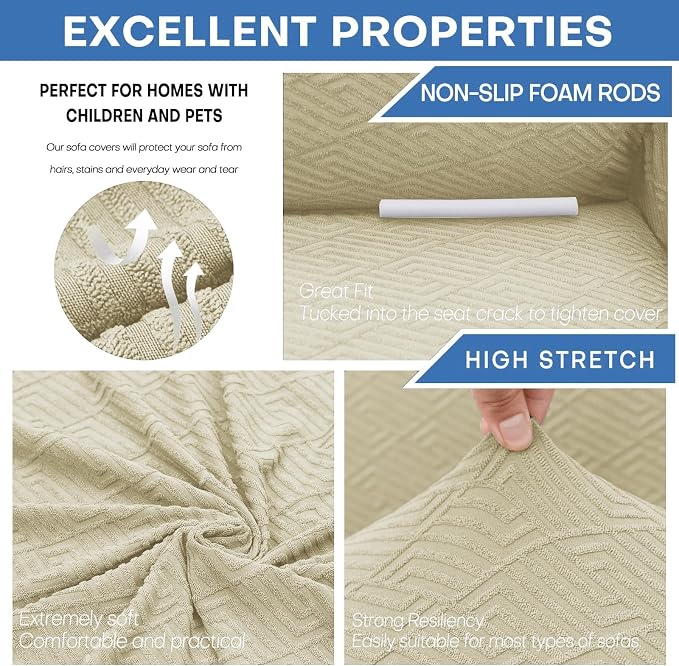 XINEAGE New 1 Piece Couch Covers - Image 5