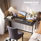 WOHOMO Folding Desk, 47.2" Foldable Computer Desk - Image 5