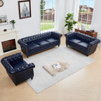 QHITTY 3 Piece Living Room Set, Sectional Chesterfield Sofa Chair Contemporary by QHITTYFurnitureLife