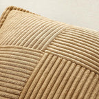 MIULEE Decorative Euro Sham Throw Pillow Covers 24x24 Inch Brown 2 Pack | Boho - Image 5