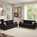 Apicizon 89" Modern Sofa Couch Set, Corduroy Couch 2 Piece Sofa Set by APICIZON