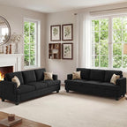 Apicizon 89" Modern Sofa Couch Set, Corduroy Couch 2 Piece Sofa Set by APICIZON