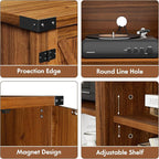 YESHOMY Modern Farmhouse TV Stand - Image 6