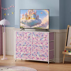 WLIVE Dresser for Bedroom with 8 Drawers, Wide Fabric Dresser for Storage and - Image 2