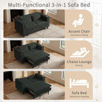 hansones ​66" Multi-Functional Pull-Out Sofa Bed - Image 4
