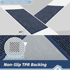 BEQHAUSE Kitchen Rugs and Mats 2PCS Non-Slip, Machine Washable Rugs - Image 4