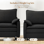 Vesgantti Large Modular Sectional Sofa, Big Comfy Cloud Couch - Image 3