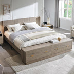 T4TREAM Fluted King Size Bed Frame by T4TREAMFurniture