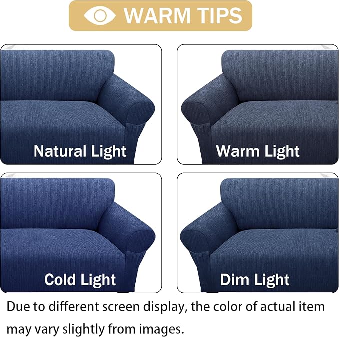 Loveseat Slipcover with 2 Pillow Cover - Image 6