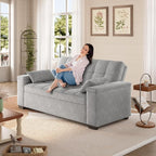 Gizoon Convertible Sofa Bed Futon, 70.9'' Sleeper Loveseat by Gizoon