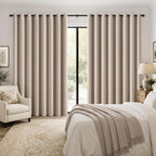 MIULEE Extra Wide 100% Blackout Linen Curtains - Image 2