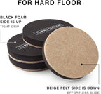 Felt Furniture Sliders Hardwood Floors X-PROTECTOR – 24 PCS 2 1/2 inch - Image 4