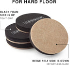 Felt Furniture Sliders Hardwood Floors X-PROTECTOR – 16 PCS 3 1/2" Furniture - Image 4