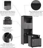Bestar Orion Tall Storage Cabinet - Image 5