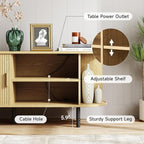 ONBRILL 63" TV Stand with Power Outlet - Image 5