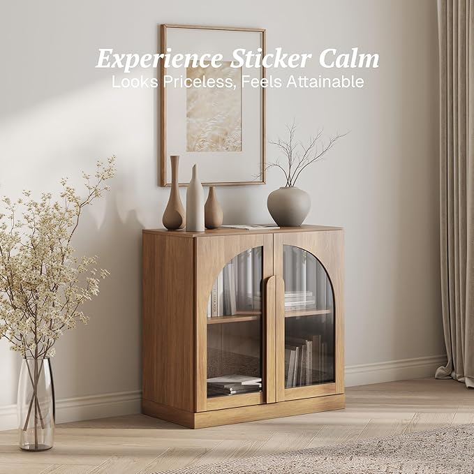 BELLEZE Bijou 31.5" Modular Sideboard Cabinet & TV Stand Console - Image 4