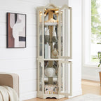 Glass Corner Display Cabinet - Image 4