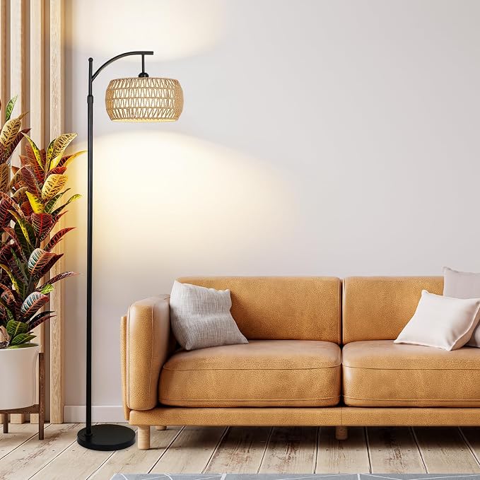 Arc Floor Lamp with Remote Control, Dimmable LED Floor Lamp with 3 Color - Image 8